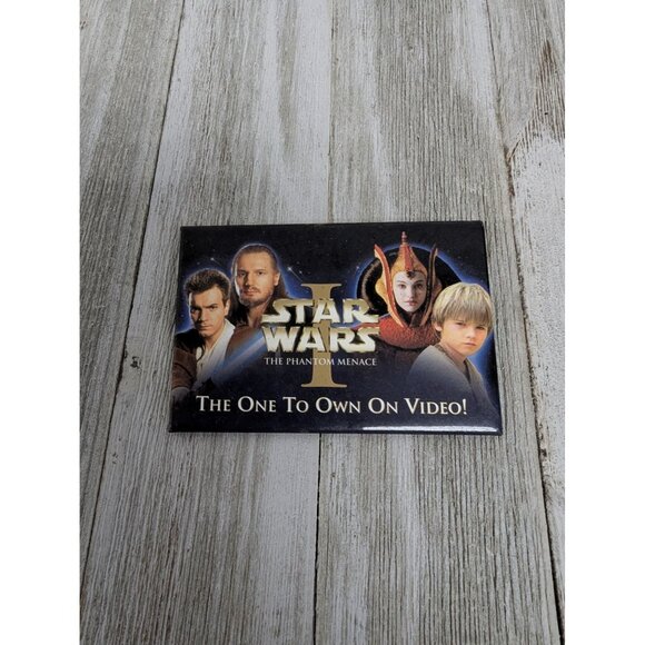 Star Wars "The Phantom Menace" Promotional Pin 2000 Lucasfilm Pinback - Picture 1 of 5